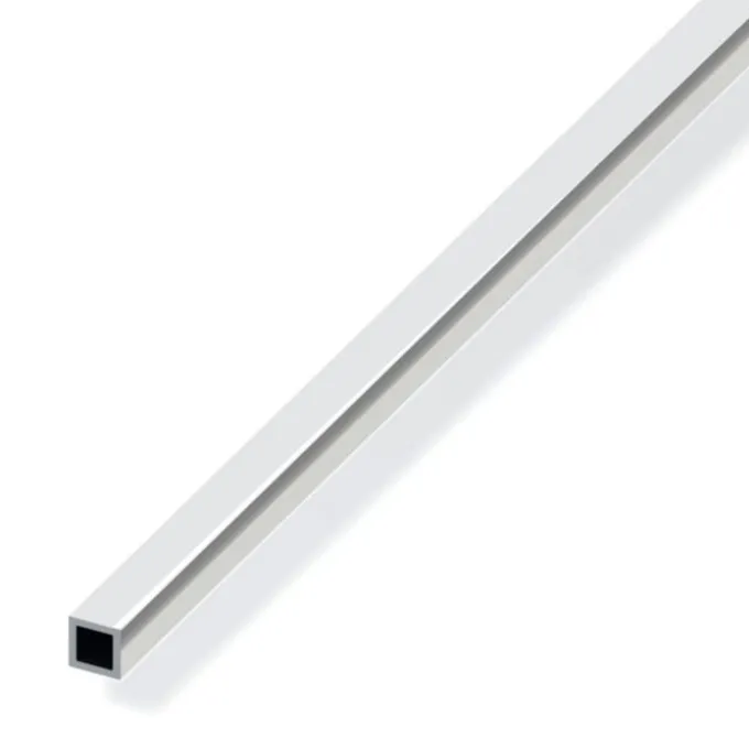 Tubo quadrato allum 15x15 bril 1 mt