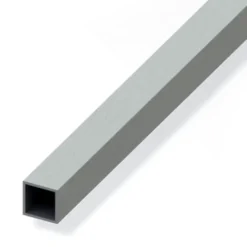 Tubo quadrato allum 20x20 inox spazz 1mt