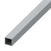 Tubo quadrato allum 10x10 inox spazz 1mt