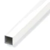 Tubo quadrato d.23.5 mm pvc bco 0.3mt