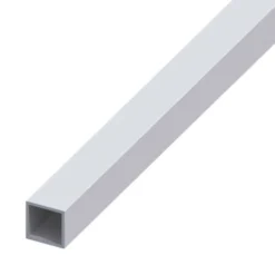 Tubo quadrato 25x25x1.5 allum arg 1 mt