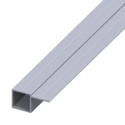 Tubo quadr 23.5mm 1lato sfalsato all 1mt