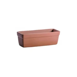 Tuscania Cassetta liscia, 60 cm, colore terracotta