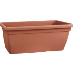 Tuscania Fioriera rettangolare anthea, 60 cm, colore terracotta