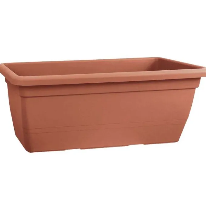 Tuscania Fioriera rettangolare anthea, 60 cm, colore terracotta