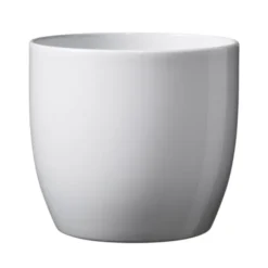 Tuscania Vaso basel, 10 cm, bianco