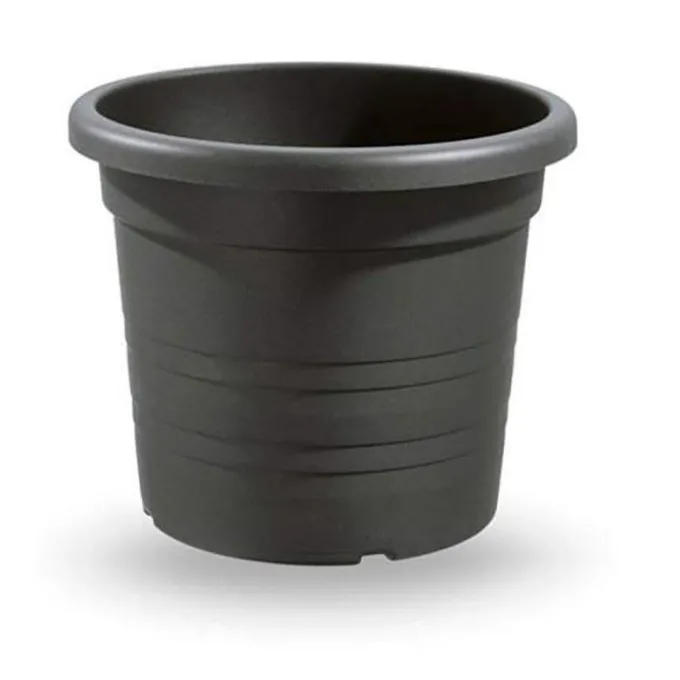 Tuscania Vaso cilindro, Ø 16 cm, antracite