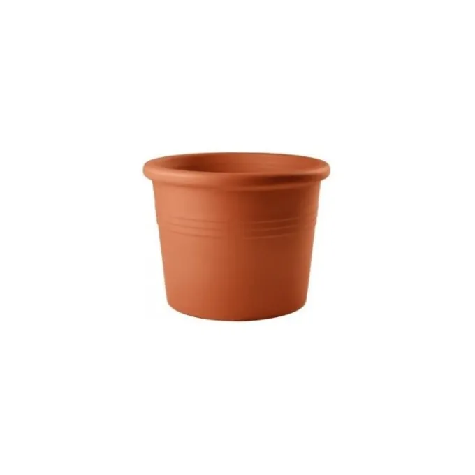 Tuscania Vaso cilindro gigante, in terracotta, 18 cm