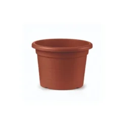 Tuscania Vaso cilindro, Ø 27xh.19 cm, colore terracotta