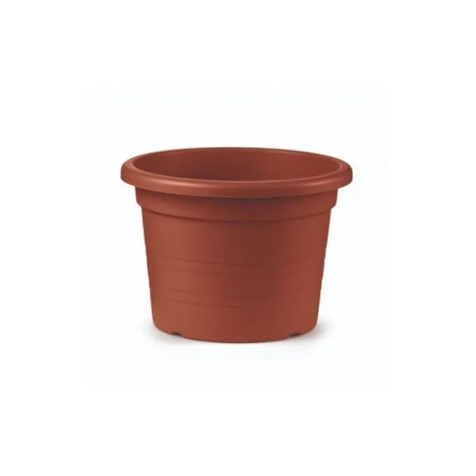 Tuscania Vaso cilindro, Ø 40xh.28 cm, colore terracotta