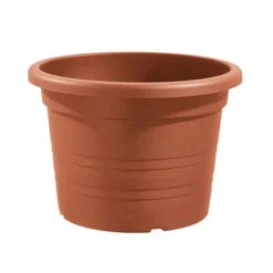 Tuscania Vaso cilindro, Ø 30xh.21 cm, colore terracotta