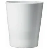 Tuscania Vaso merina, in ceramica smaltata, Ø 14xh.15 cm, bianco