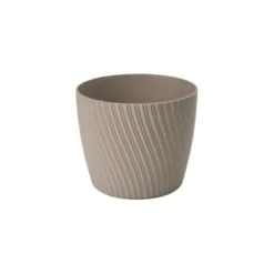 Tuscania Vaso mika eco wood, 19 cm, platinum