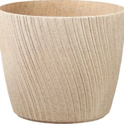 Tuscania Vaso mika eco wood, 15 cm, bianco