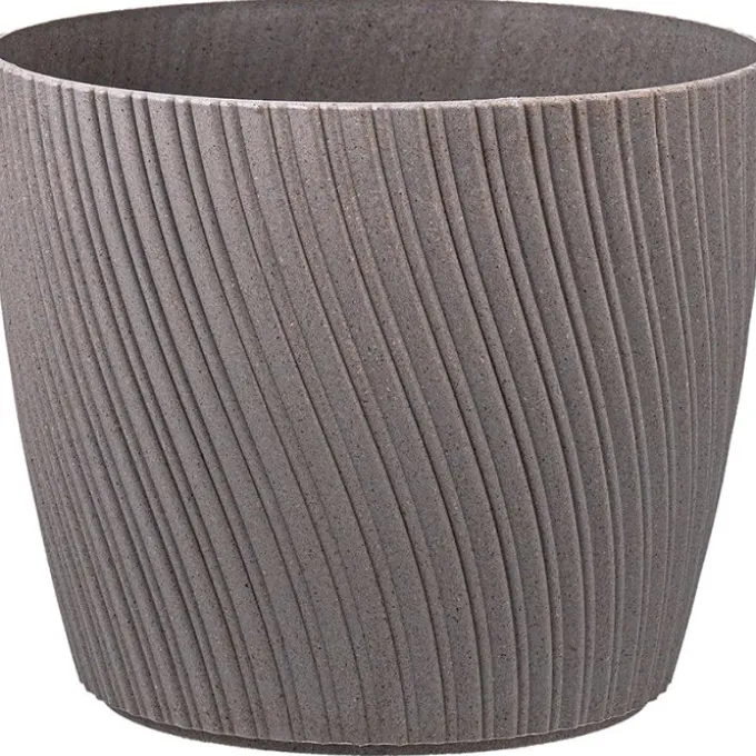 Tuscania Vaso mika eco wood, 15 cm, platinum