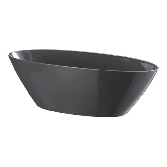 Tuscania Vaso oval orchid 25 cm, antracite