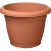 Vaso in plastica modello naxos colore terracotta diametro 20xh.15 cm