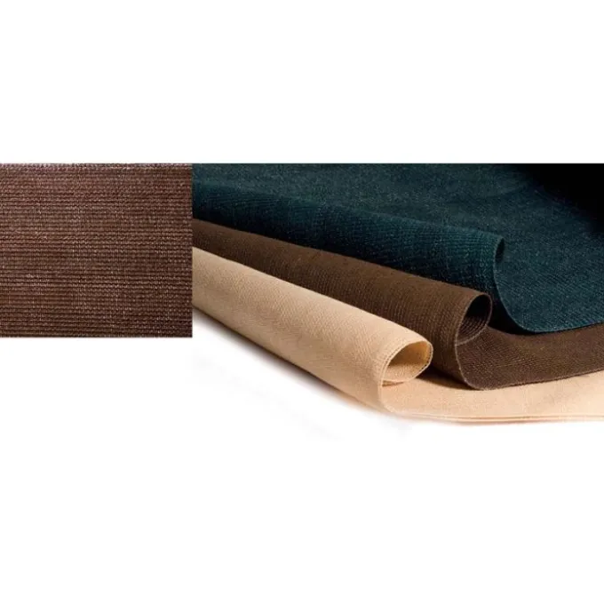 Verdelook Telo tessuto ombreggiante ombra full, colore marrone, 2x5 mt