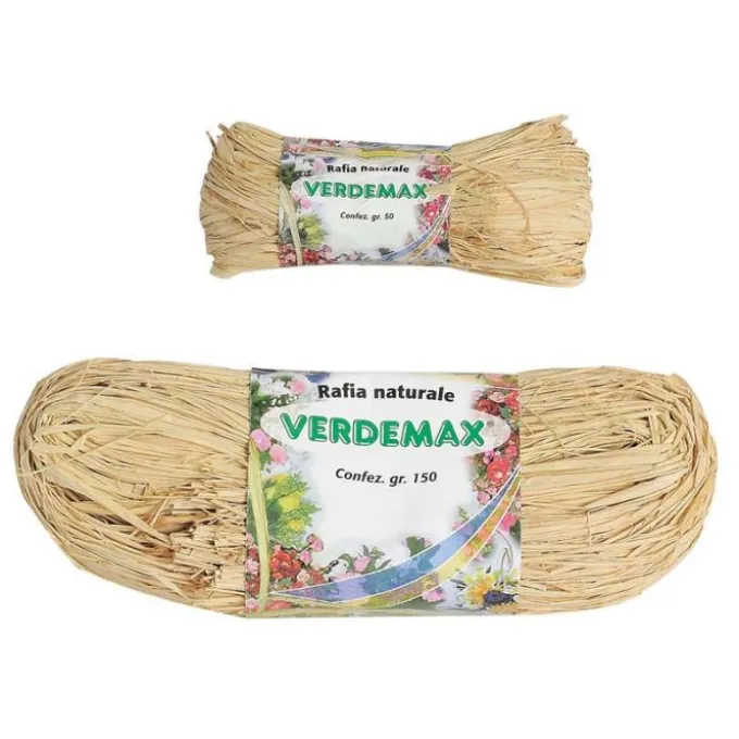 Verdemax Rafia naturale in bobina da 50 gr