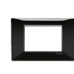 Vimar Placca 3m nero plana