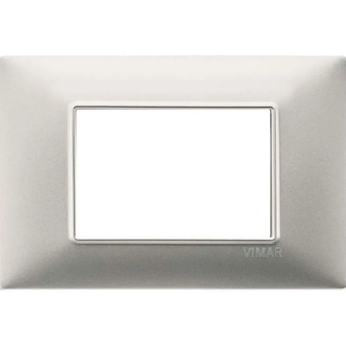 Vimar Placca 3m nichel opaco