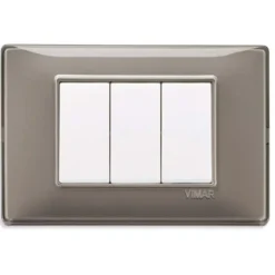 Vimar Placca 3m reflex cenere plana