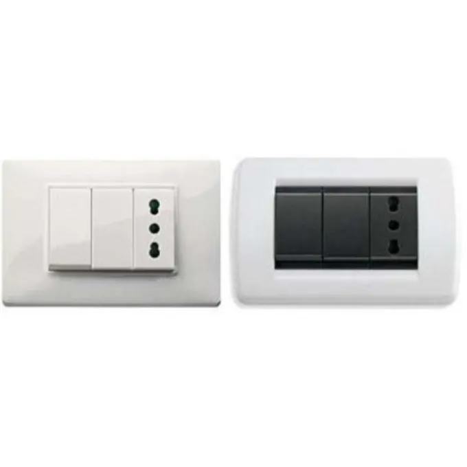 Vimar Pulsante 1p no 10a bianco plana