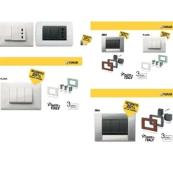 Vimar Supporto 4 moduli serie Plana