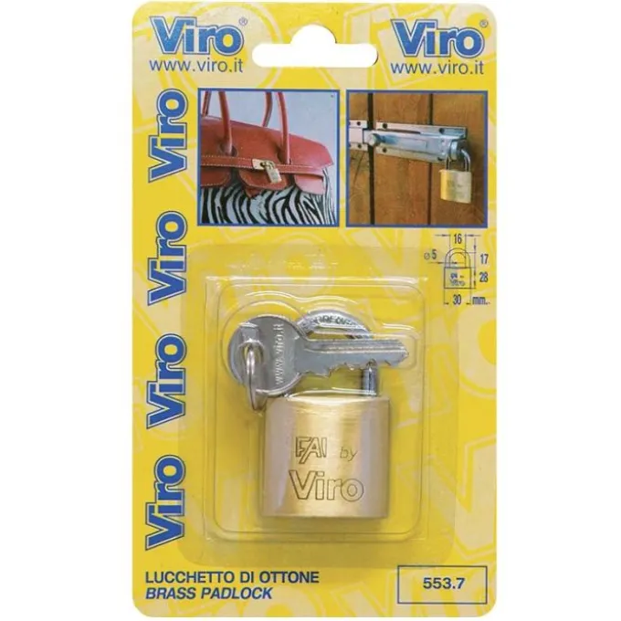 Viro Lucchetto fai mm.25 bl