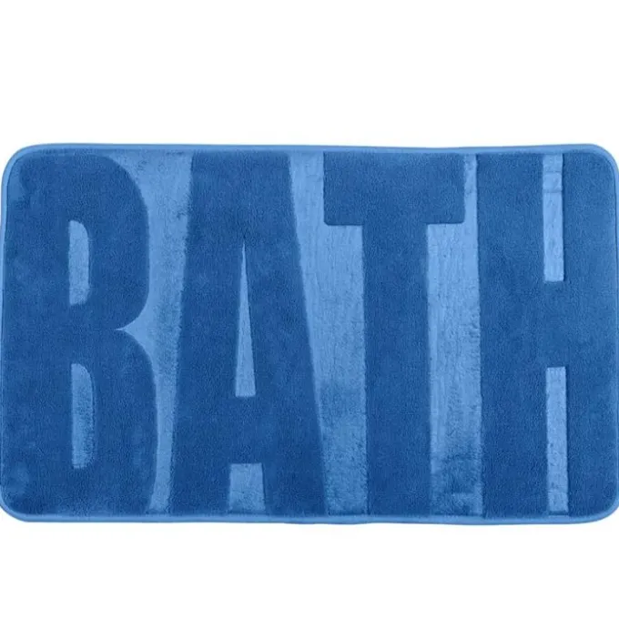 Wenko Tappeto bagno memory bath, fiordo blu, cm.50x80