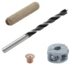 Wolfcraft Set per spinatura legno, Ø 8 mm