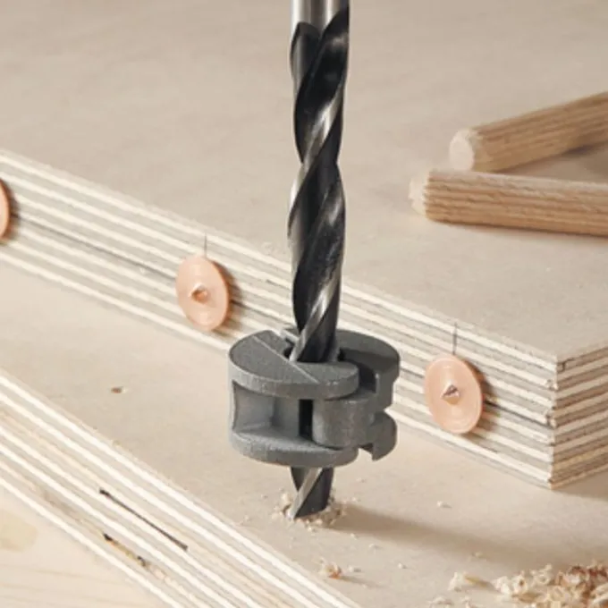 Wolfcraft Set per spinatura legno, Ø 8 mm