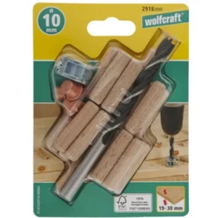 Wolfcraft Set spinatura per legno